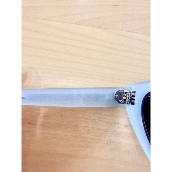 Celine CL 40220U 84A UV Protection Cat Eye Sunglasses Light Blue - Picture 5 of 5